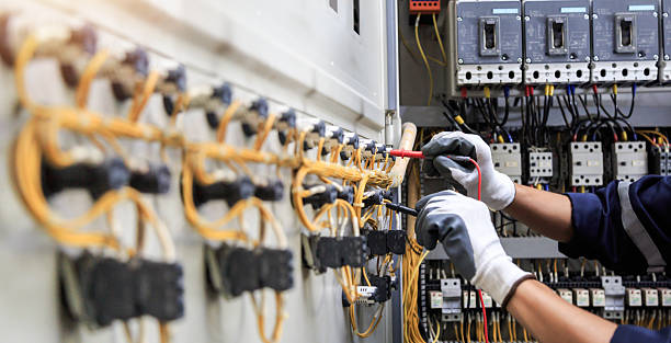 Professional Electrician technician working in Sellersville, PA